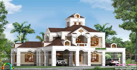5 Bedroom Colonial Home Design Kerala Home Design And Floor Plans