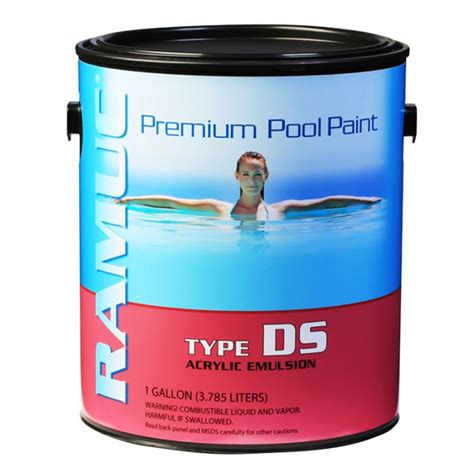 Ramuc 910132805 Ds Acrylic 5 Gallon Pool Paint Dawn Blue Pool