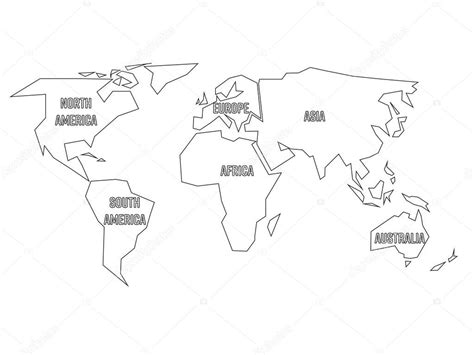 Also, wenn sie möchten erwerben all diese fantastisch bilder über (weltkarte umrisse ausschneiden), klicken speichern link zum speichern die bilder in. Contorno preto simplificado do mapa do mundo dividido em ...
