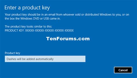 Product Key Change In Windows 10 Windows 10 Tutorials