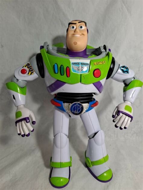 Buzz Lightyear Chrome Utility Anti Gravity Belt Rare Toy Story