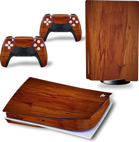 Ps5 Skin Wood Ps5 Disk Playstation 5 Sticker 1 Console