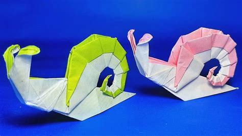 Pin On Origami Snail Tutorial