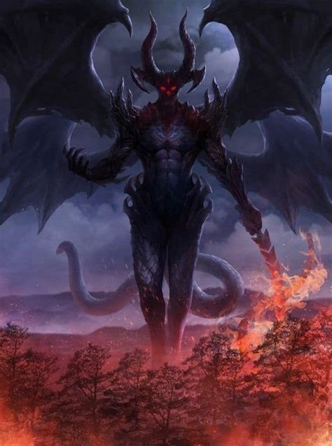 Pin By Flavia Gil On Beasts And Demonic Creatures Dark Fantasy Art