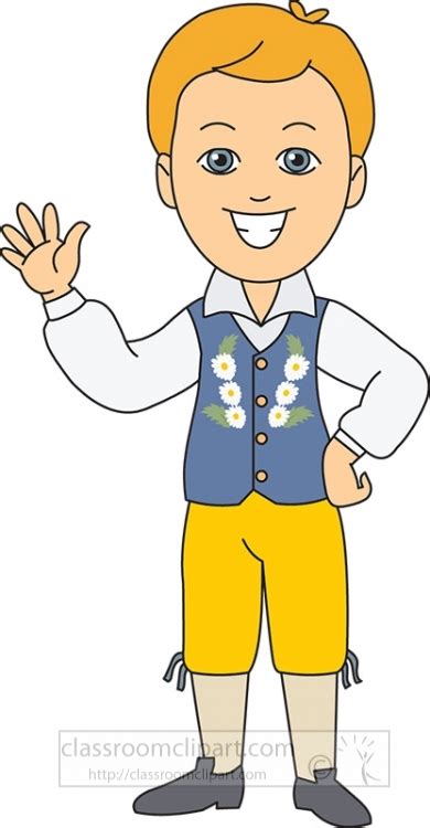 Culture And Multicultural Clipart Traditional Costume Man Sweden