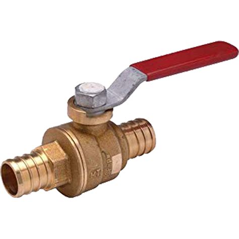 Lead Free Brass Pex Ball Valves With Handle Shop Valves Metalworks