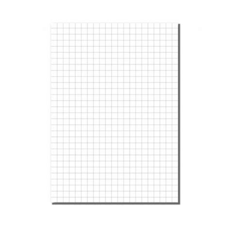 A4 Exercise Paper 10mm Squared Unpunched Polycopy