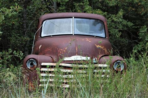 Abandoned Farm Truck In Field Free Stock Photo Public Domain Pictures