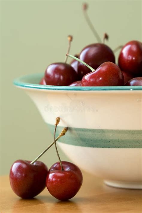 Bowl Of Cherries Stock Photo Image Of Fruit Food Tasty 9776622