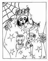 Halloween Coloring Pages Kids Printable sketch template