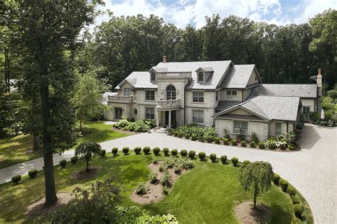 Aerial View Of A Luxury Home Aerial View Of A Home With