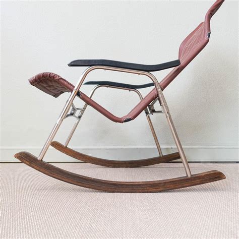 Japanese Foldable Rocking Chair By Takeshi Nii 1950s For Sale At