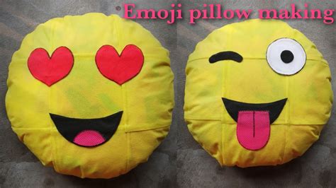 Emoji😄 Pillow Making At Home Diy Emoji Pillow Very Easy To Make