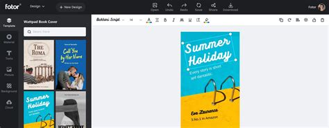 Wattpad Cover Maker By Fotor Create Make Wattpad Book And Stories