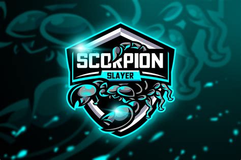 Scorpion Slayer Mascot And Esport Logo Scorpion Sports Logo Design