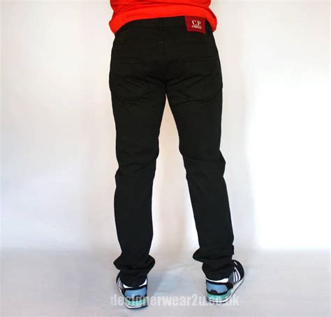 Cp Company Black Cotton Jeans Jeans From Designerwear2u Uk