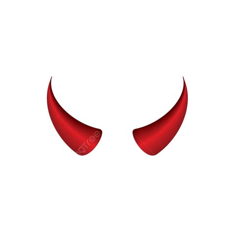 Devil Horn Vector Icon Design Isolated Fantasy Good Vector Isolated
