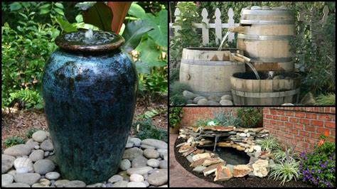 This lovely fountain is constructed from a strawberry planter. DIY Garden Fountain | The Owner-Builder Network