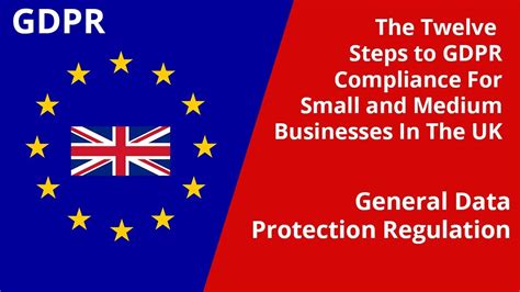 The Twelve Steps To Gdpr Compliance Youtube