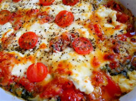 Vegetarische Lasagne Mit Spinat Und Tomaten Rezept Kochbar De