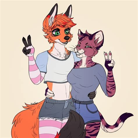 Pin By Rain Fennec On Furry Arts In Furry Couple Anime Furry