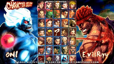 Super Street Fighter Iv Mugen Edition Oni Youtube