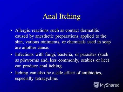 Anal Itching And Antibiotics Telegraph