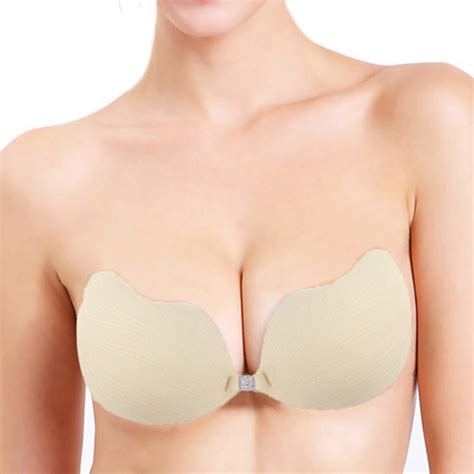 Dropship 2018 New Arrival Women Ladies Sexy Strapless Instant Breast Lift Invisible Silicone