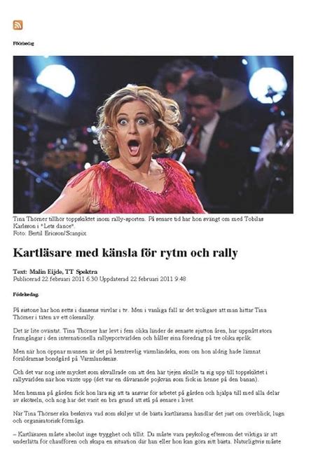 There are opinions about svenska dagbladet yet. Speaker Tina Thörner - Press & PR - Offical website