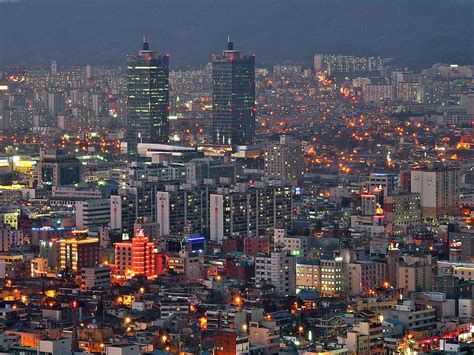 Downtown At Night In South Korea Photograph By Copyright Michael Mellinger