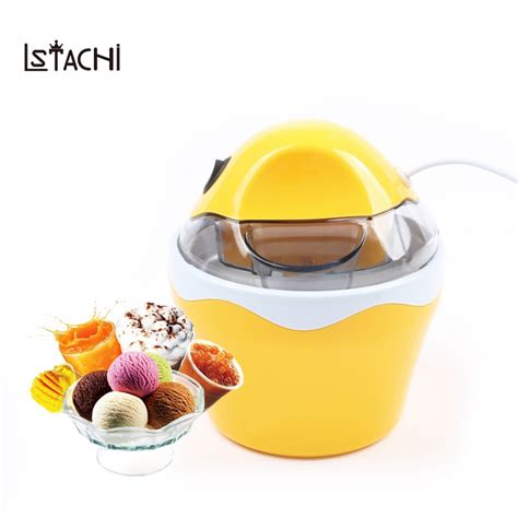 Lstachi Ice Cream Machine Household 220v Automatic Sorvete Maker Frozen