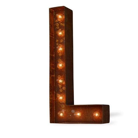 L Icon Marquee Letter Light From The Rusty Marquee Vintage Marquee
