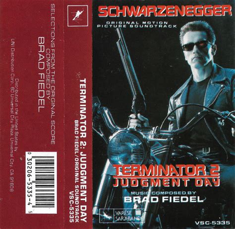 Brad Fiedel Terminator 2 Judgment Day 1991 Dolby Hx Pro Cassette