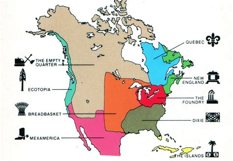 The Nine Nations Of North America