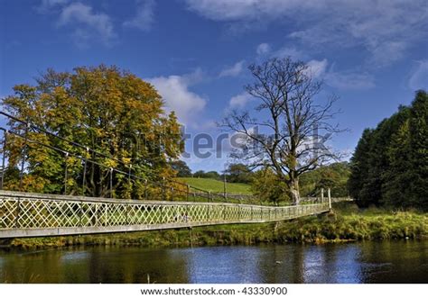 Foot Bridge Over River Wharfe Near Stock Photo 43330900 Shutterstock