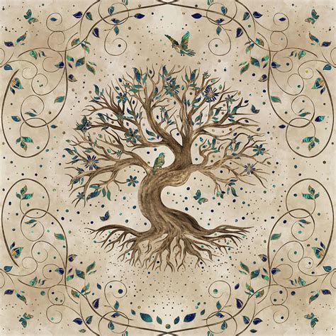 Tree Of Life Yggdrasil Digital Art By Lioudmila Perry Fine Art America