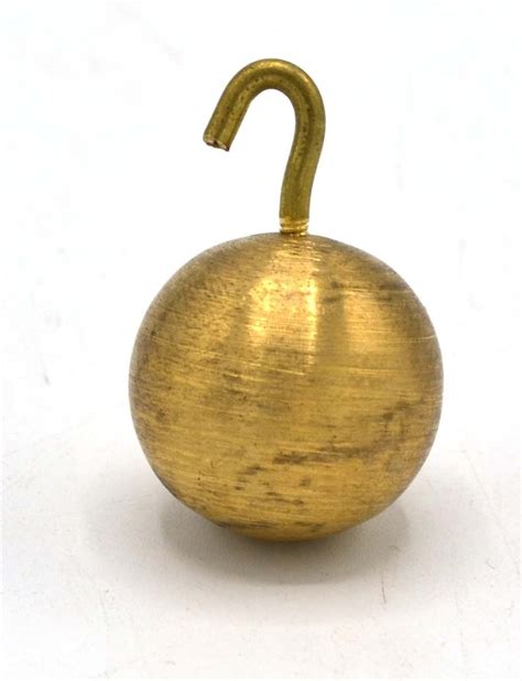 Brass Pendulum Bob With Hook 1in Diameter Pendulum Physics