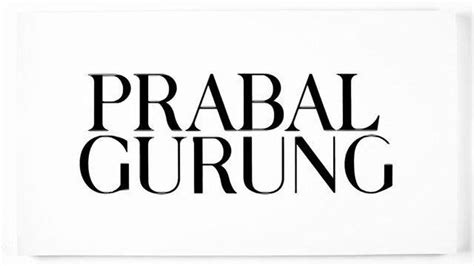 Prabal Gurung Rebranding Prabal Gurung
