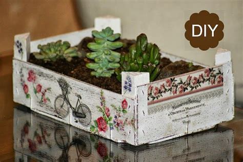 Cajas De Frutas Recicladas Para Decorar Decoupage Box Decoupage