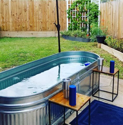 16 Clever And Functional Stock Tank Pool Ideas For Summer 2024