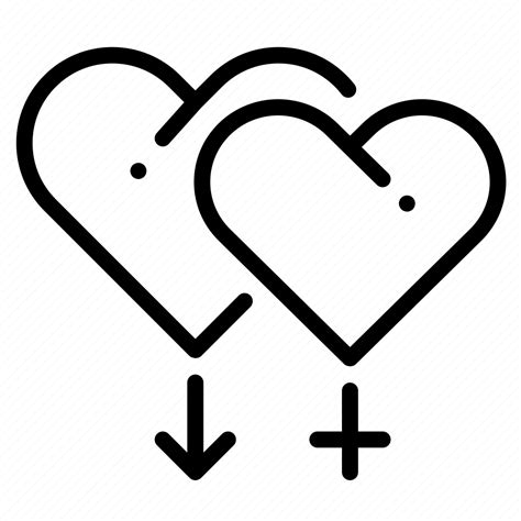 Gender Heart Love Man Sign Valentine Woman Icon Download On Iconfinder