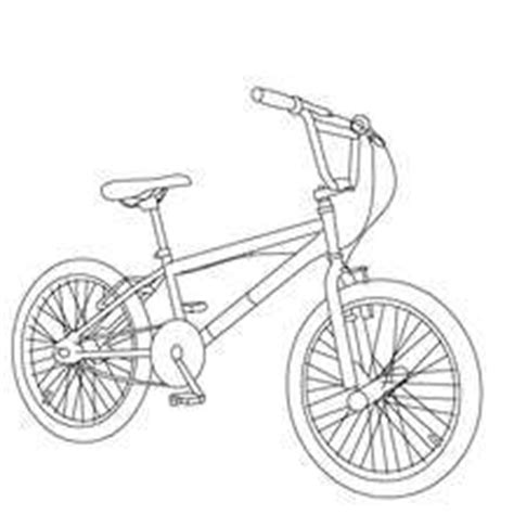 Hellokids te ofrece este diseño de un salto en bmx que forma parte de la colección de coloreables del canal. Dibujos para colorear una bicicleta bmx - es.hellokids.com