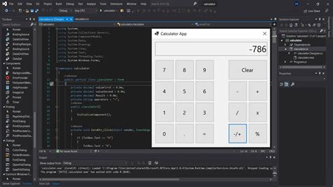How To Create A Calculator App In Visual Studio C Calculator In