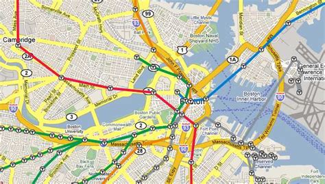 30 Boston Subway Map Overlay Maps Database Source