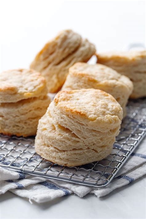 Flaky Sourdough Biscuits Love And Olive Oil