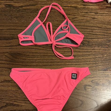 Jolyn Hot Pink Swimsuit Size Small Never Worn Depop