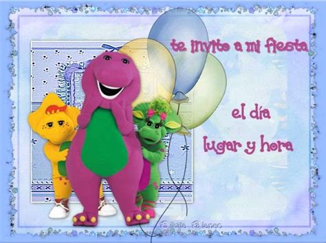 Barney Y Sus Amigos Tarjetas De CumpleaÑos De Barney