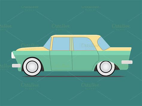 Vintage Car Graphics Creative Market
