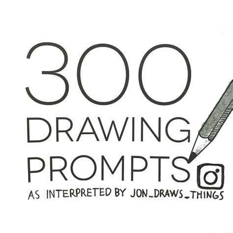 Drawing Prompts To Inspire Creativity 300 Drawing Prompts Drawing