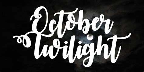 October Twilight Font · 1001 Fonts 1001 Fonts Commercial Use Fonts